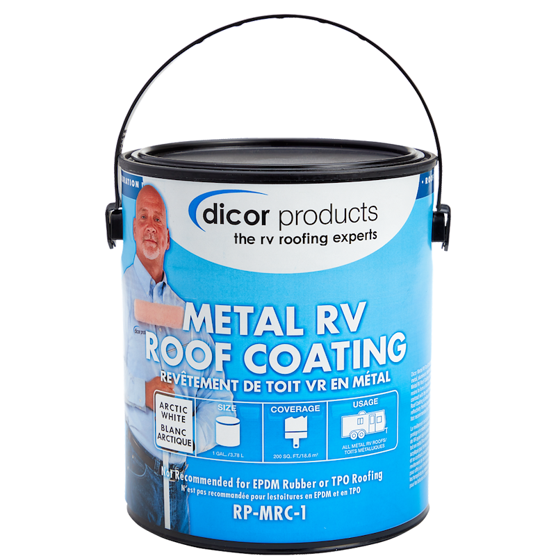 Dicor RP-MRC-1 Metal RV Roof Coating in White is a 100% acrylic ...