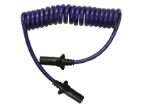 BLUE OX 6 WAY COILED ELECTRICAL CABLE, BX8862