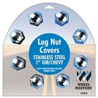 LUG NUT COVERS 1" GM CHEVY, 8010