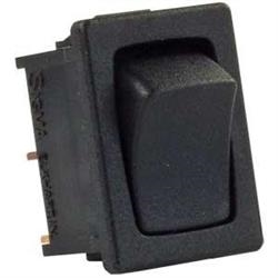 Single Throw Momentary Rocker JR Products 12815 is a black, multi-purpose, single pole single throw ...
