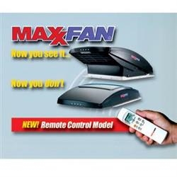 Maxxair Maxxfan Deluxe Roof Fan With Remote - Smoke
