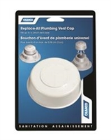 PLUMBING VENT CAP ONLY, WHITE, 40034