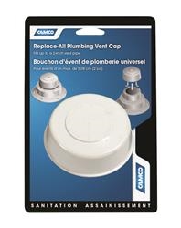 PLUMBING VENT CAP ONLY, WHITE, 40034