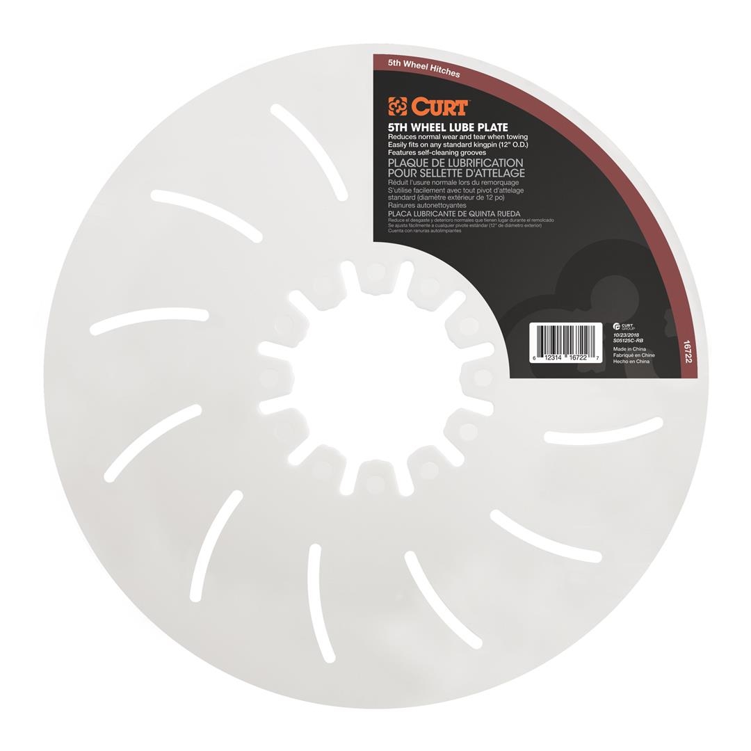 CURT 16722 Fifth Wheel Trailer Lube Disc 12-inch
